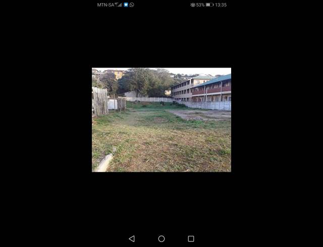 1,012M² VACANT LAND FOR SALE IN WARNER BEACH